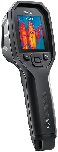 FLIR TG297 Thermal Imaging Camera with Bullseye Laser: Industrial Infrared Camera for High-Temp Applications