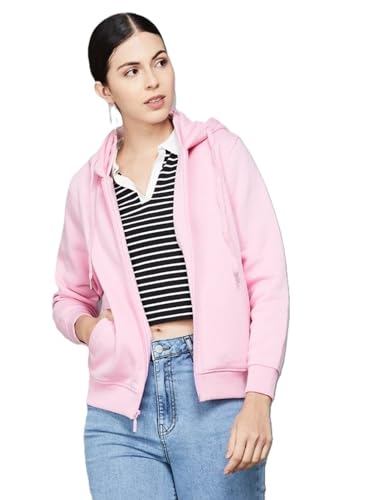 Image of ADBUCKS Women's Cotton Winter Jacket Sweatshirts Casual Drawstring Clothes Zip Up Hoodie With Front Pocket Ii Womens Hoodies Ii Womens Jacket Ii Winter Sweater Hoodie For Women & Girls