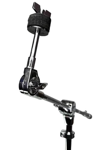 Support de cymbale en chrome double renfort robuste pour batterie - 3