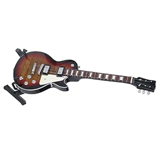01 02 015 Modèle de Guitare électrique, modèle de Guitare Miniature en Tilleul Actuel avec Support de Guitare pour la… - Les Beatles, Paul McCartney, John Lennon, RIngo Starr, George Harrison 01 02 015 Modèle de Guitare électrique, modèle de Guitare Miniature en Tilleul Actuel avec Support de Guitare pour la… – Image 4