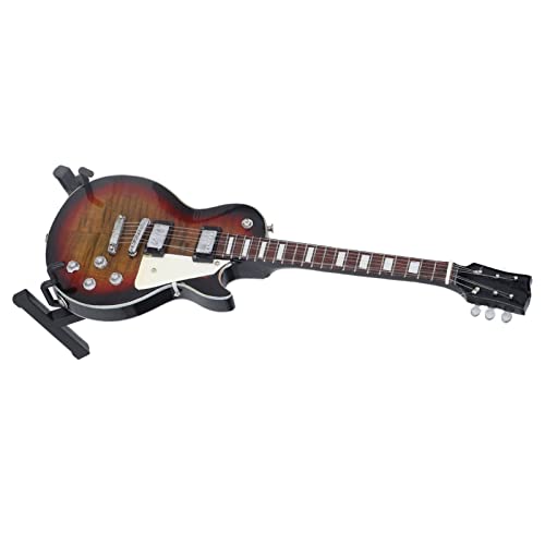 01 02 015 Modèle de Guitare électrique, modèle de Guitare Miniature en Tilleul Actuel avec Support de Guitare pour la… - Les Beatles, Paul McCartney, John Lennon, RIngo Starr, George Harrison 01 02 015 Modèle de Guitare électrique, modèle de Guitare Miniature en Tilleul Actuel avec Support de Guitare pour la… – Image 5