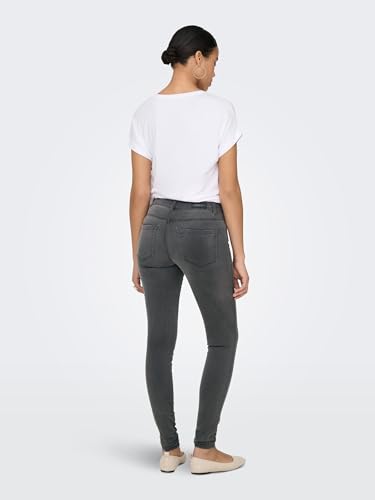 ONLY NOS Damen Skinny Skinny Jeans onlROYAL REG SK DNM JEANS BJ312 NOOS 15159650, Gr. W27/L30 (Herstellergröße: S), Grau (Dark Grey Denim) – Ansicht 5