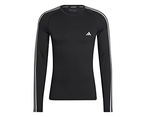 ADIDAS HD3532 TF 3S LS tee T-Shirt Hombre Black Tamaño S