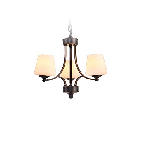 Lustre créatif E27 anti-éblouissement en cristal et cuivre pour salon et chambre