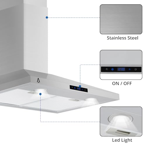 Gaomon 01 30’ Wall Mount Range Hood thumb #2