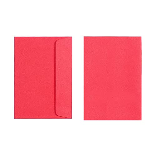 Enveloppes C6 rouge Quill pour emballage cadeau et cartes de vœux Noël