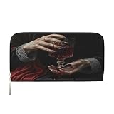 Myrzoxetp Women's Wallet Large Capacity PU Leather Credit Card Holder