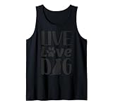 Live Love Dog Paw Gift Cute Pet Animal Puppy Doggy