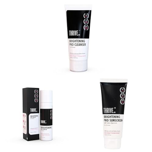 Image of ThriveCo Brightening PRO Kit (Cleanser + Serum + Sunscreen) for Women
