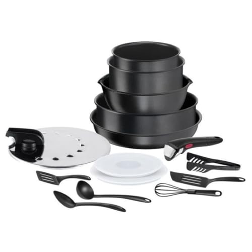 Tefal Ingenio Daily Chef L7629902 15-Piece Pan Set - Black Induction