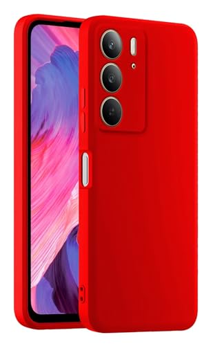 HULLIN Funda de Silicona Colorida para Teléfono, Adecuada para Realme C75 (4G) (6.72