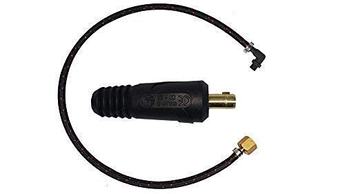 RIVERWELD Cavi E Gas (acqua) Raccordo Connettore Cavo Separato Per Torcia Per Saldatura TIG (9/16" 14,29 Mm -18 WP18 2pk - Foto 7