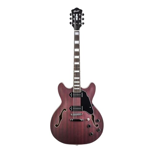 guitarra eléctrica Guitarra eléctrica estándar instrumento de cuerpo semi hueco