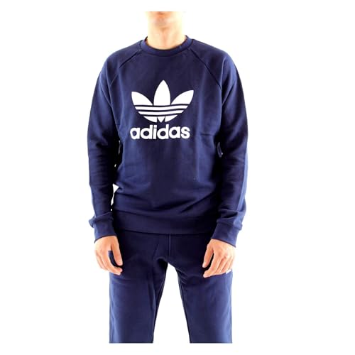 Pull Adidas Adicolor Classics Trefoil homme sweat décontracté à col rond