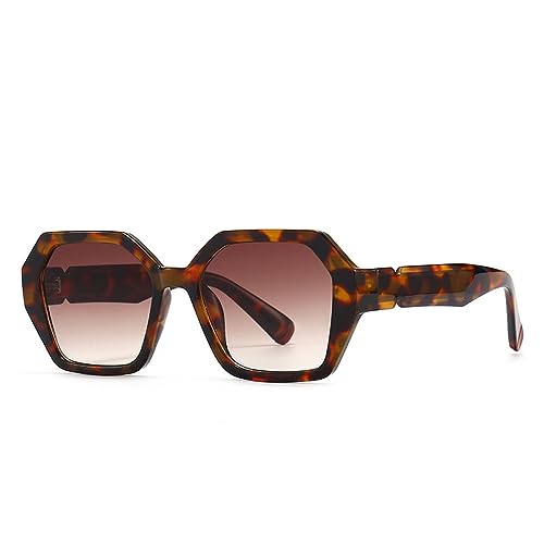 Lunettes de soleil pour femmes contre l'éblouissement avec verres polygonaux