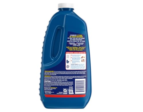 OxiClean Max Force Laundry Stain Remover Spray, 12 fl oz + 48 Fl Oz Refill Bottle Kit 60 Fl Oz Total - image 4