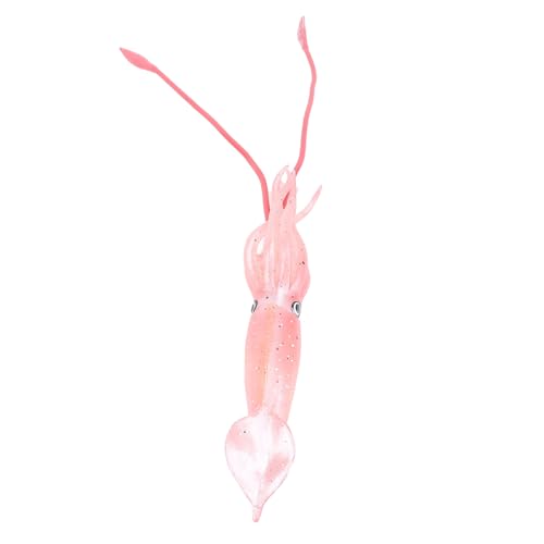 Squid Figurine Toy Cuttlefish Model Marine Animal Simulation for Kids Play Home Decor PVC Material 19.1 Inches