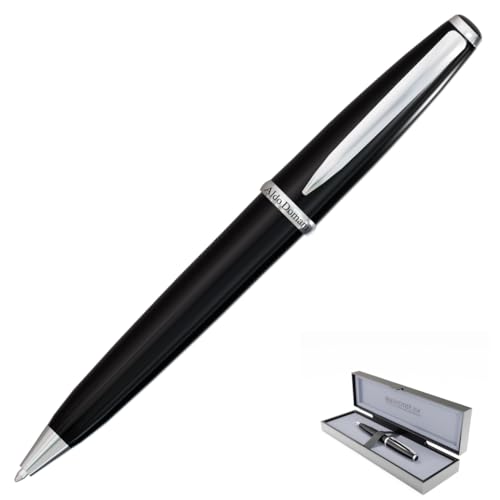 Stylo bille Monteverde Aldo Domani noir pour écriture fluide