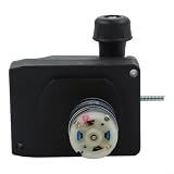 1 Packung DC24 V Drahtzufuhrmotor für MIG-Schweißer, 06–10 mm, kompatibel mit V-Typ-Schlitz, Metall-Kunststoff-Montage, leiser Betrieb, kompaktes Design für professionelle industrielle Werkstatt (12 V