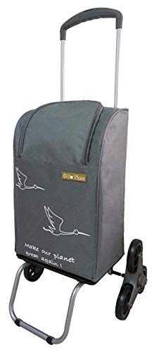 Bo Time BC-CHWC-SP11PS-600-6 Einkaufstrolley, 2 40 l/30 kg, mit Teleskopgriff und Reißverschluss, Anzahl Räder: 6 Rollen…