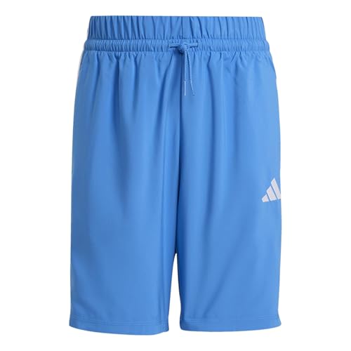Pantalones cortos adidas unisex niños con tecnología Climacool y franjas clásicas en color negro