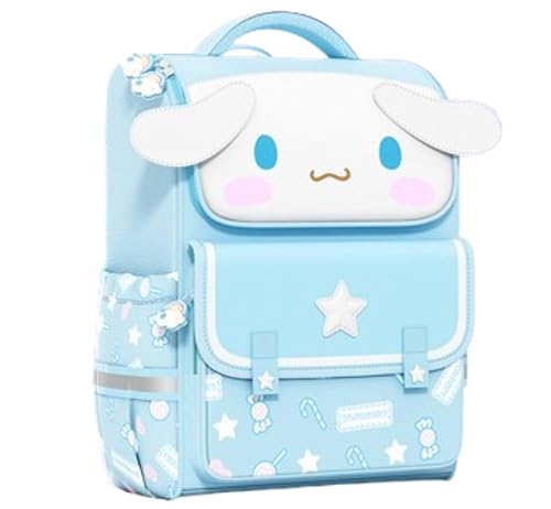 Many Rainbows Mochila escolar Cinnamoroll com desenho animado japonês, Azul, Large (40 x 30 x 21cm), Casual