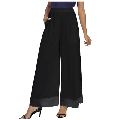 Pantalon palazzo mousseline pour vos journées de bureau et sorties élégantes