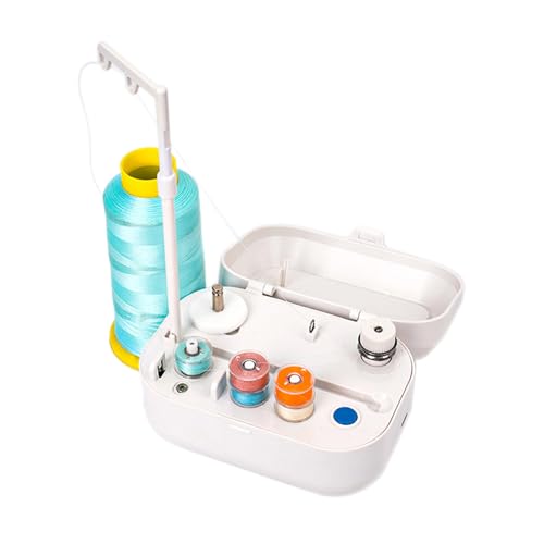 Windman 電動 下糸巻き器 ボビンワインダー 下糸巻き ミシン 糸立てスタンド付き 大巻/小巻 汎用 下糸巻き機