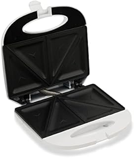 NYRA Electric Sandwich Maker 3 Layer Non-Stick Aluminium Sandwich Plate Toasted Sandwich Maker, Sandwich Toaster Press Machine 820w Make 2 Makes 2 Toasties in 4 Minutes(White)