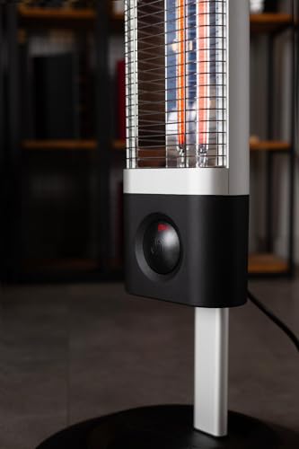 veito CH1800RE Infrarot Stand-Heizstrahler stufenlos höhenverstellbar Fernbedienung 4 Heizstufen Mobil 1700 Watt - 6