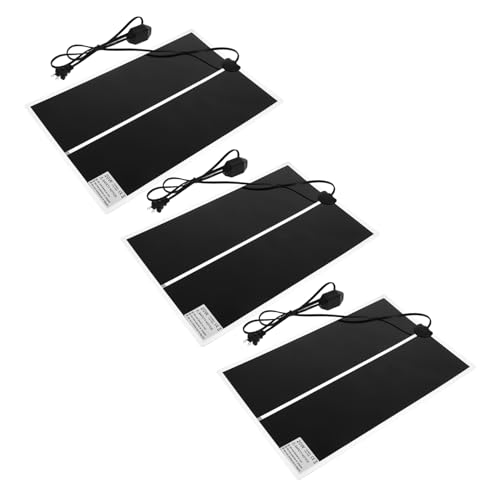 Alfombrilla térmica para reptiles TEHAUX 3 piezas con control de temperatura
