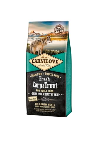 Produktbild von Carnilove Dog Trockenfutter Fresh Carp & Trout - 12 kg