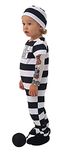 Spooktacular Creations Baby Prisoner Costume (6-12 Months) Black