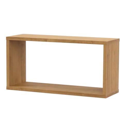 エイアイテック(AITECH) オープンシェルフ カラーボックス 収納ボックス スリム 省スペース 隙間 頑丈 おしゃれ かわいい 組立簡単 収納ケース 本 木製 リビング ダイニング 子供部屋 オープンラック・スリム 幅60cm 奥行20cm 高さ30cm ブラウン OPRS-632 BR - エイアイテック(AITECH) - 商品画像