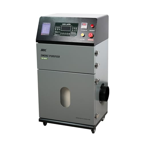 SFX 1200W Laser Smoke Purifier, Fume Extractor with Auto Backflush Cleaning & H13 True HEPA Filter, Industrial Dust Collector for Fiber Laser Welding, Cleaning & Soldering