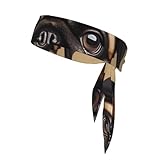 Photo Gallery pug dogs performance - fascia assorbente per il sudore, ideale per tennis, corsa, ciclismo, unisex Photo Gallery pug dogs performance - fascia assorbente per il sudore, ideale per tennis, corsa, ciclismo, unisex