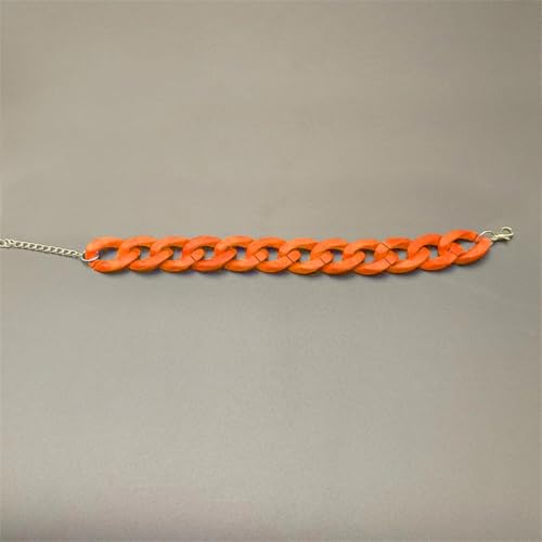 Chunky Chain Bracelet for Women Neon Bracelets Chunky Cuba Link Minimalist Chain Bracelets 70S 80S 90S Neon Accessories Halloween Gifts for Women4