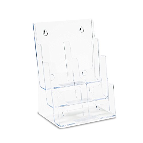 Deflect-o Tiered Document Holder, 9 by 7-1/2 by 13-3/4-Inch, Clear
