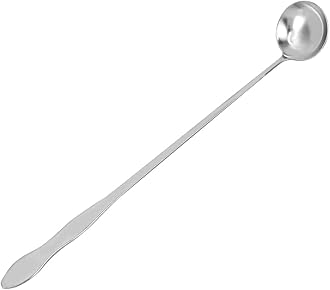 Cocktail Mixing Spoon,Stainless Steel Long Handle Bar Mixing Spoon Coffee Scooper Ice Cream Spoon Dessert Scoop Cocktail Stirring Spoon for Coffee Ice Tea(long handle mixing spoon)