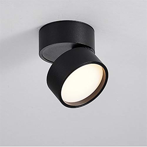 VIGSNTEP Faretto da Incasso a soffitto Plafoniera a LED Astigmatismo Circolare Faretto a Binario Soffitto Apertura Libera Corridoio Soggiorno Luce a Binario Negozio di Abbigliamento Commerciale Homev