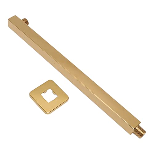 Spacnana Bras de Douche de Plafond, Bras d'extension de Pomme de Douche Mural en Acier Inoxydable doré brossé, Long Tuyau de Pomme de Douche pour Salle de...