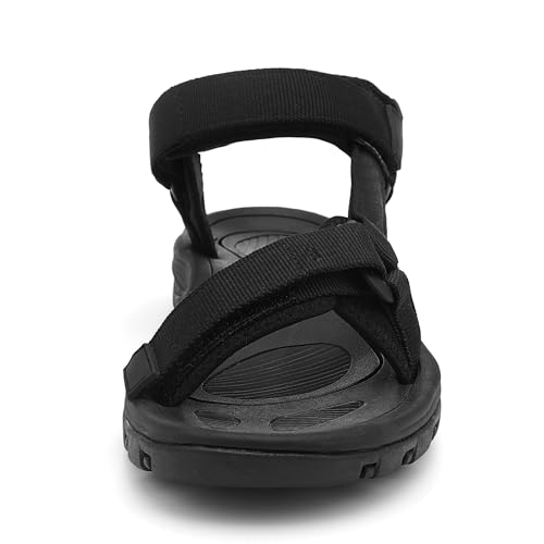 Image of Women's Hiking Sport Sandals Water Outdoor Athletic Shoes With Arch Support Adjustable Velcro Beach Shoes