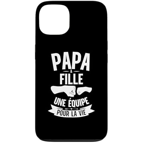 Coque iPhone 13 Amour Papa Fille Cover