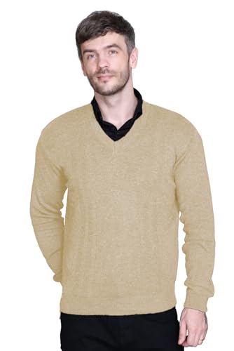 Image of V Neck Wool Sweater Pullover for Men Winter Fullsleeve | Warm Fabric