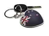 JAVD New Zealand Flag Keychain - 2 Pack