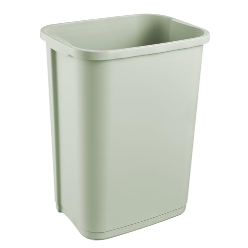 Keeeper Swantje Mülleimer mit Schwingdeckel, Polypropylen, 25 l, 33,5x25,5x53,5 cm, Soft Green – Ansicht 3