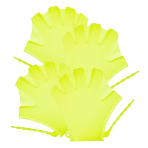 UKCOCO Swim Gloves for Kids and Adults 4pcs Water Resistant Silicone Swimming Hand Covers for Training Diving and Snorkeling for Beginners and Swim Practice