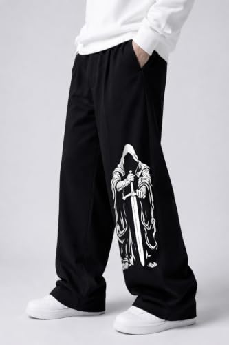 Image of Men Baggy Regular Fit Track Pants