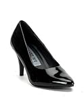 Ellie Shoes Women's 8400 Dress Pump, Black Patent, 13 M US