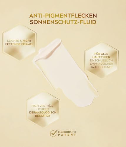 NIVEA SUN UV Gesicht Experte Anti-Pigmentflecken Sonnenschutz Luminous 630 LSF 50 (40 ml), feuchtigkeitsspendende Gesichtssonnencreme… – Ansicht 3